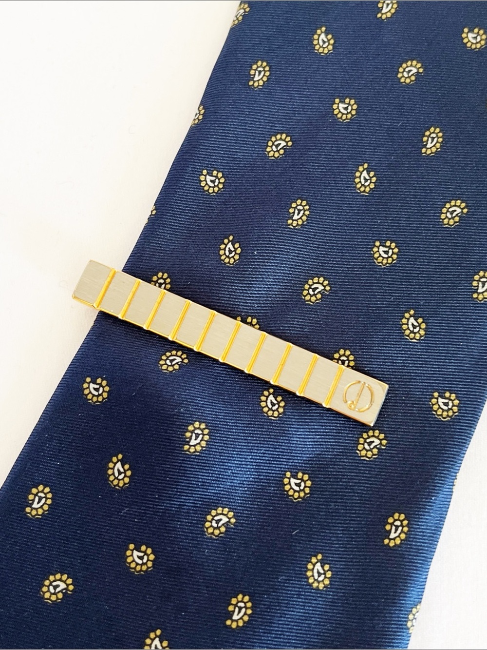 DUNHILL Rare Vintage Dunhill Gold Plated Tie Clip Case Circa 1960